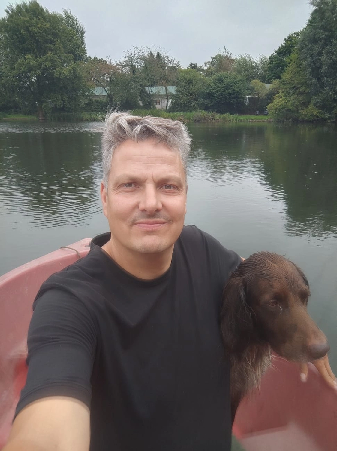 CMD GrünBau - Garten- und Landschaftsbau - Christian Maximilian Drügg mit hund